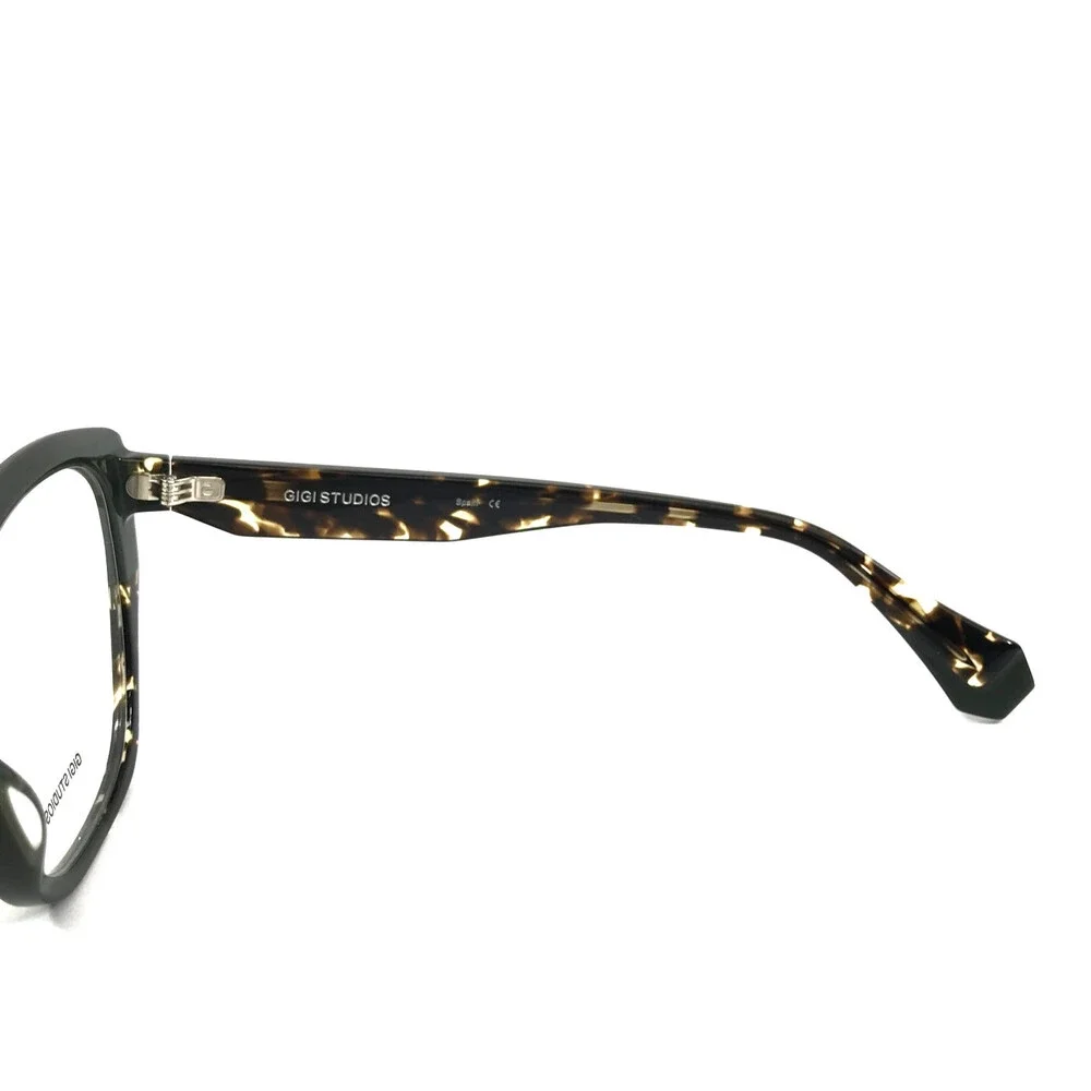 Gigi Studios Eyeglasses Frames ANDY GS1002/07O Black Tortoise Cat Eye 56-17-140